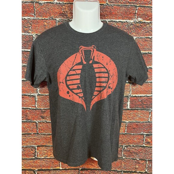 GI Joe “Cobra” Grey Retro-Like Tee-Shirt Men’s Size Medium - Picture 1 of 8